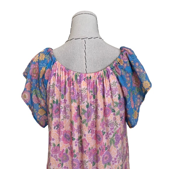 Spell & The Gypsy Collective Juniper Tiered Floral Dress Small - Picture 8 of 16